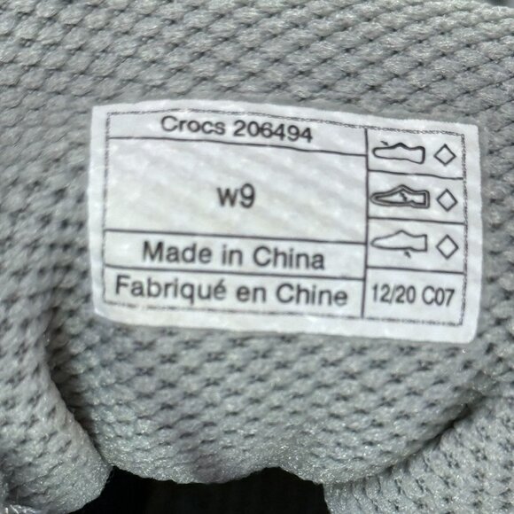 Crocs Women's LiteRide 360 Marbled Pacer Sneakers Gray Camouflage Sz 9 - Picture 8 of 8